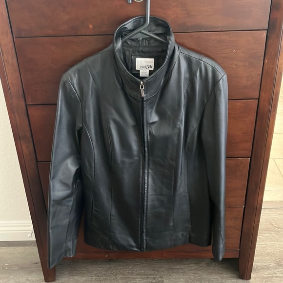Easth5th GENUINE 100% LEATHER BLACK WOMEN’S JACKET SIZE M - Picture 2 of 11